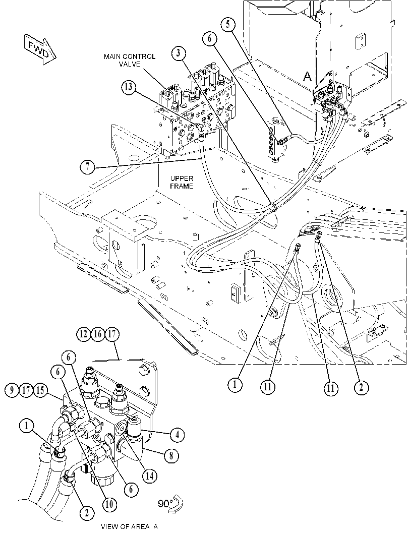 VALVE & LINES GP-CONTROL 4842454 CAT
