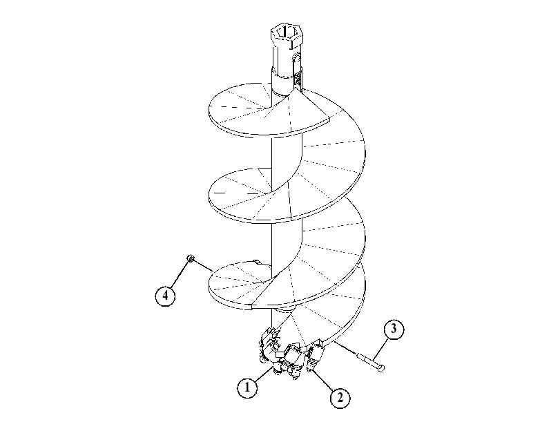 BIT GP-AUGER 3720274 CAT