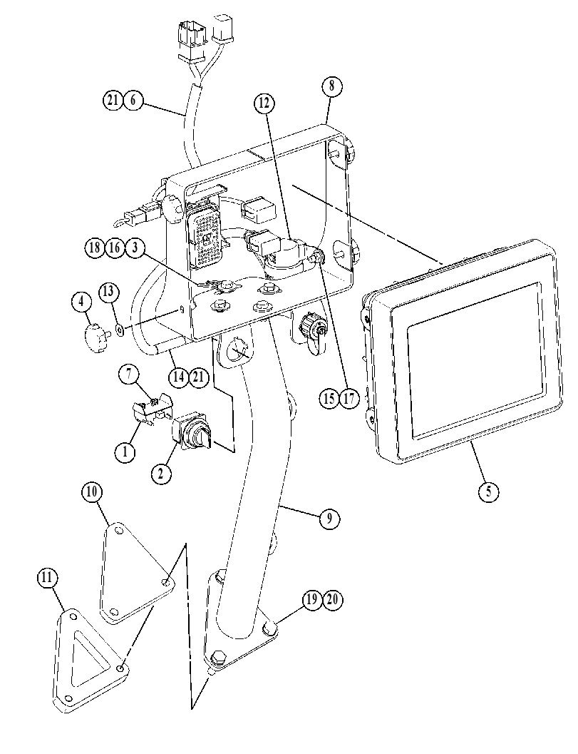MOUNTING GP-DISPLAY 4637754 CAT