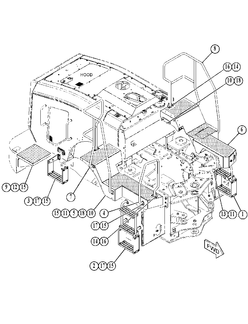 PLATFORM GP-CAB 4681530 CAT