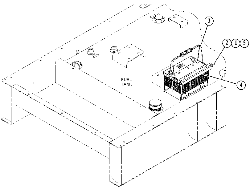 BATTERY & MOUNTING GP 5151853 CAT