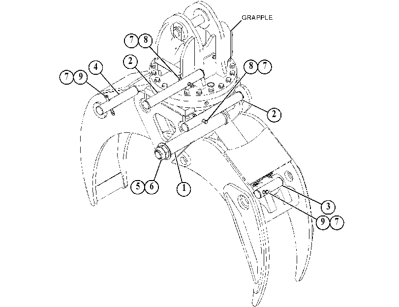 PIN GP-GRAPPLE 4706958 CAT