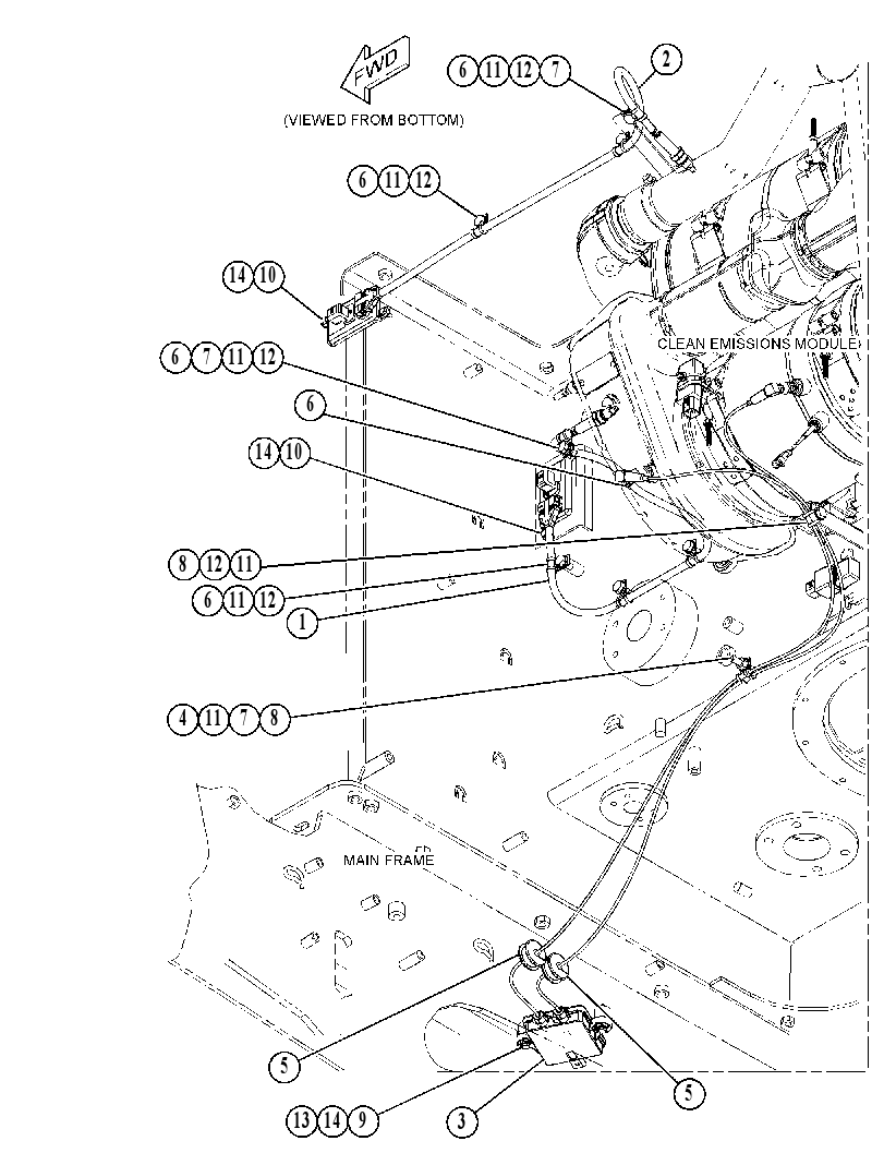 Проводка CEM 4597845 CAT