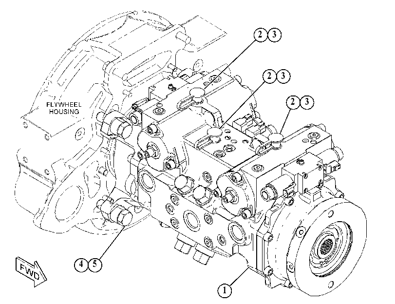PUMP & MTG GP-POWER TRAIN 4568860 CAT