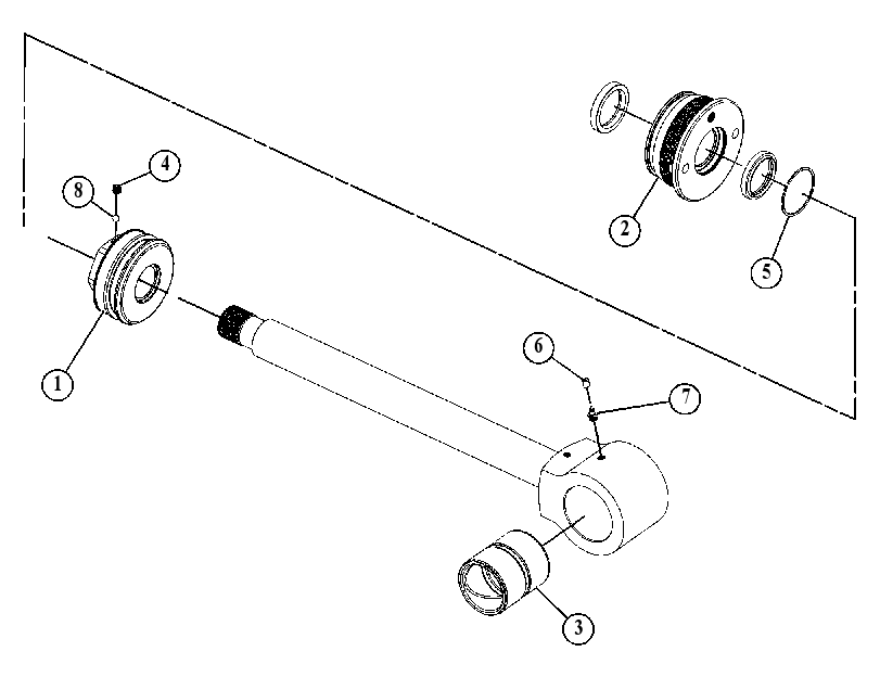 ROD GP-TILT CYLINDER 5045399 CAT