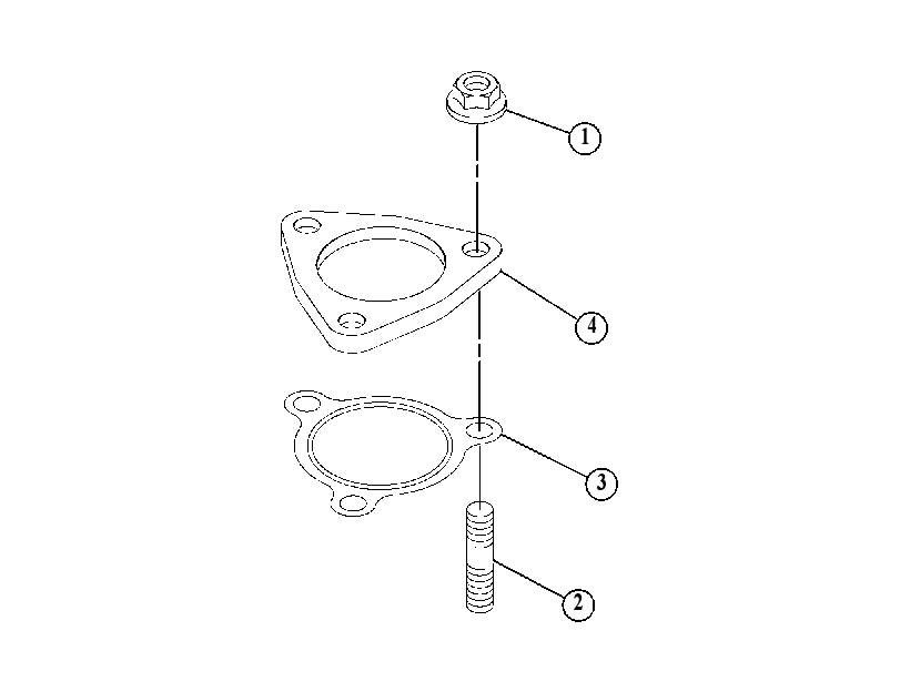 MOUNTING GP-EXHAUST 5034047 CAT