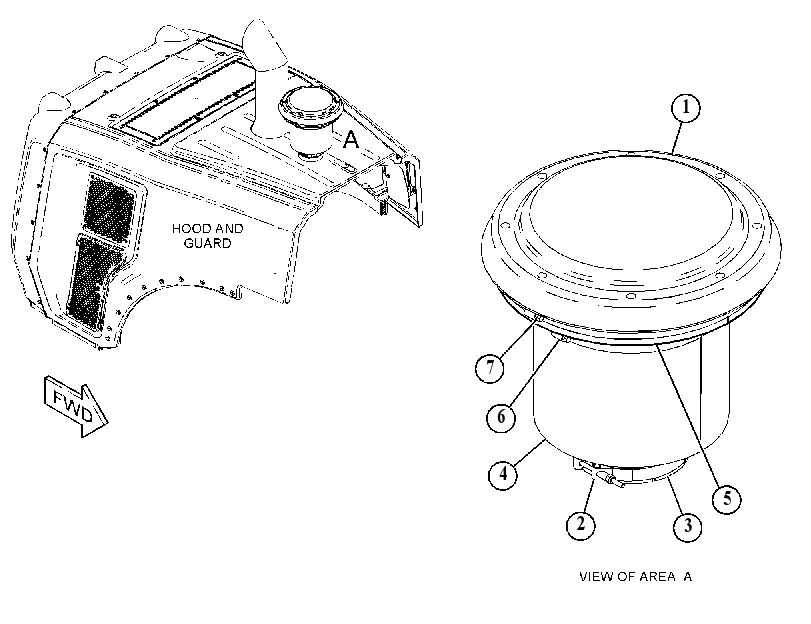 CAP GP-AIR CLEANER 4811016 CAT