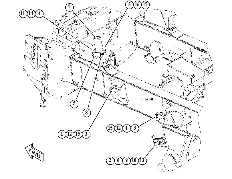MOUNTING GP-FUEL TANK 4194466 CAT