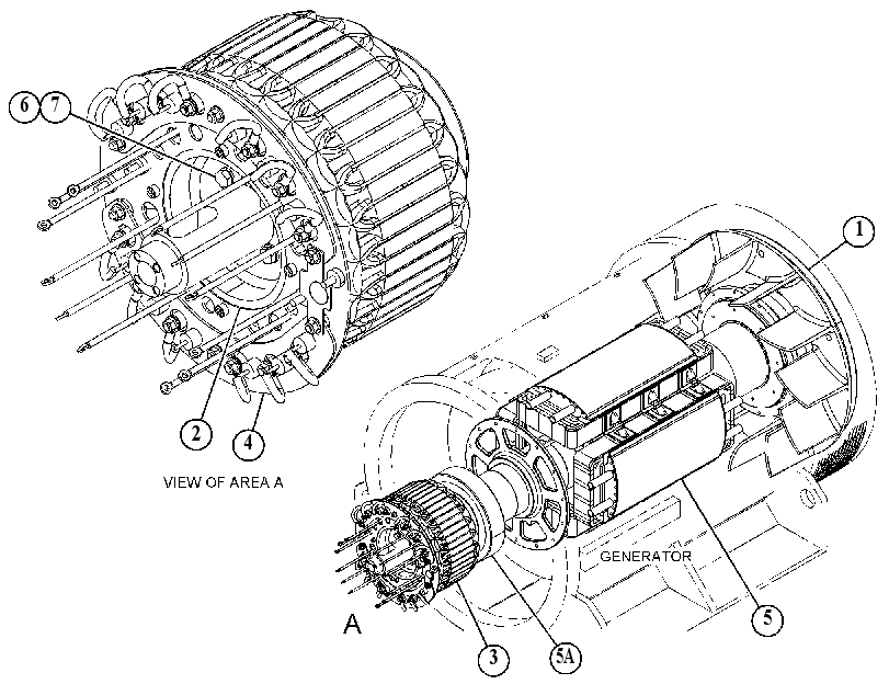Ротор генератора 4803146 CAT