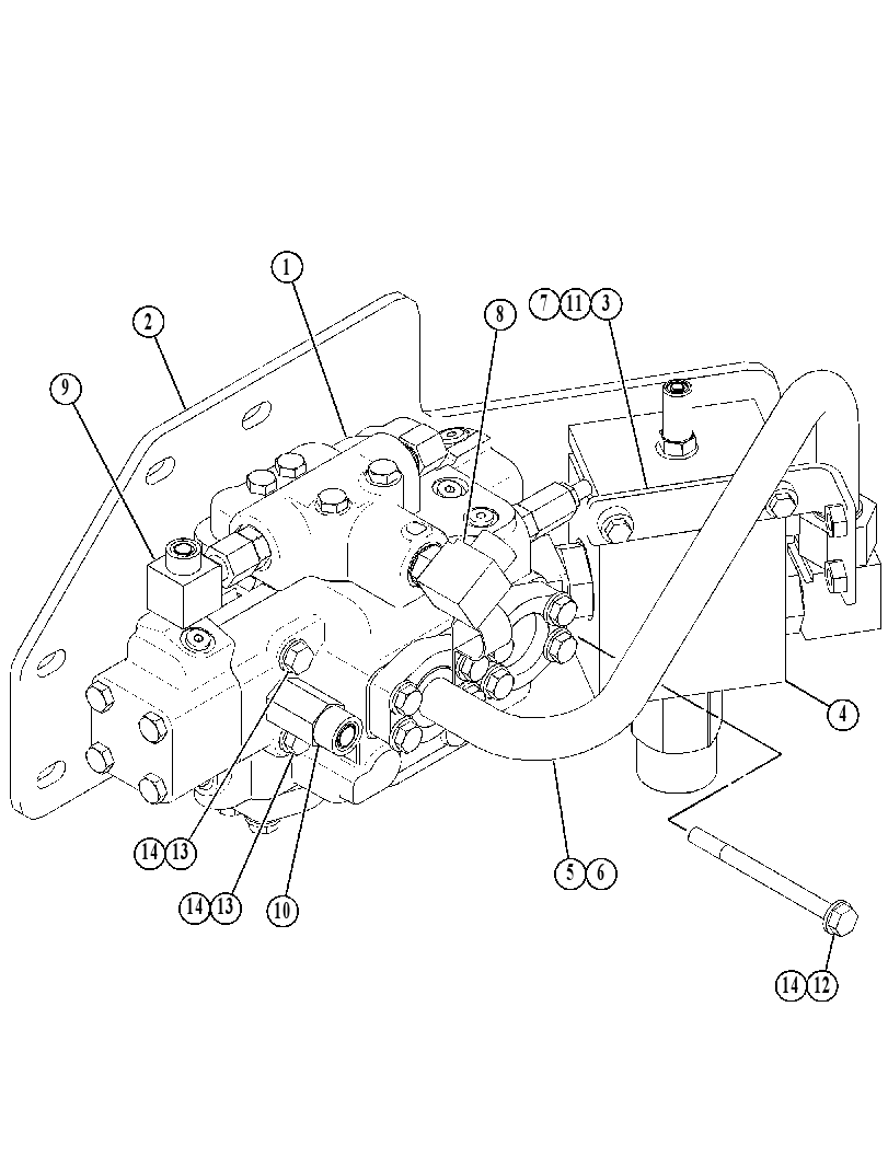 VALVE & MTG GP-STEERING 4819578 CAT