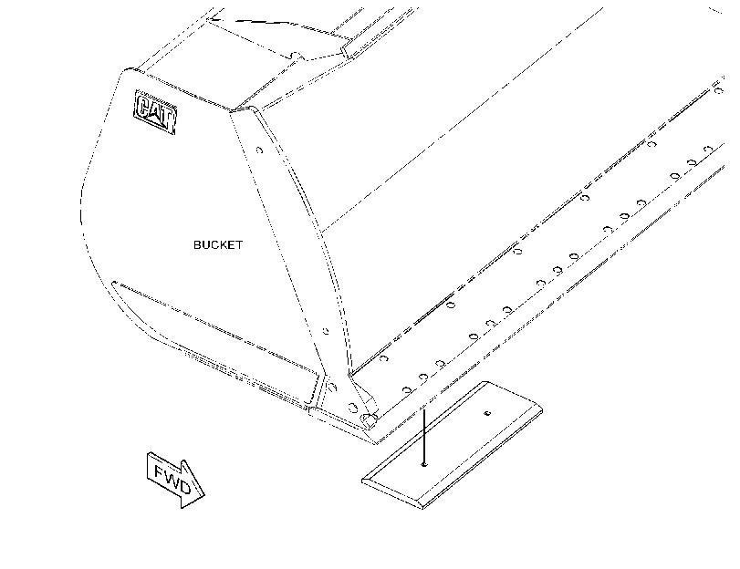 Режущая кромка 5018408 CAT