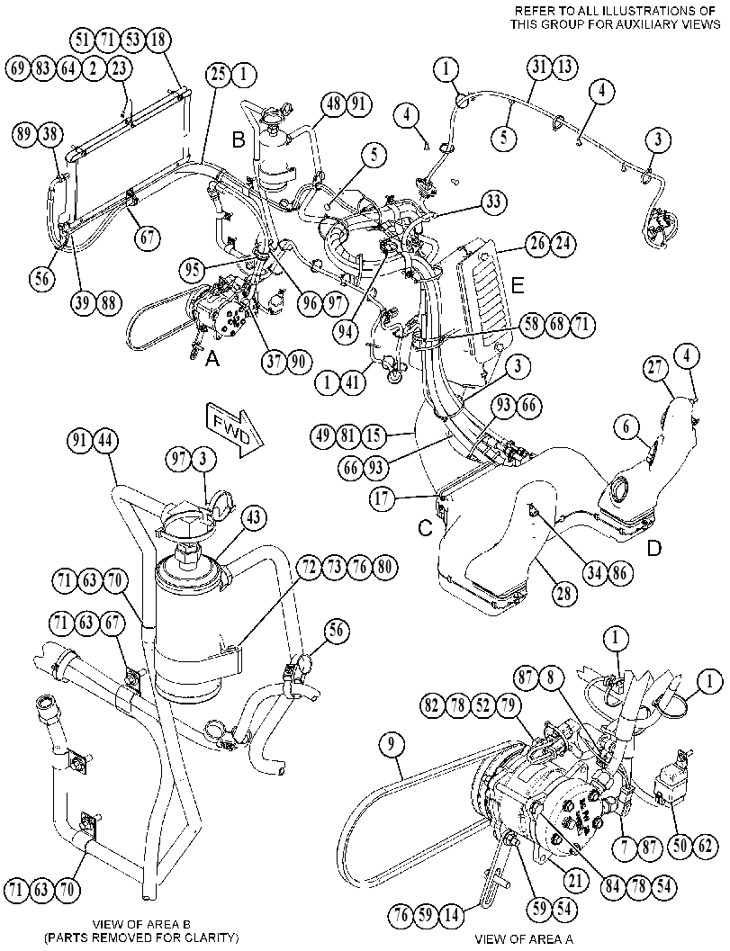 KIT-AIR COND & HEATER INSTL 4359233 CAT