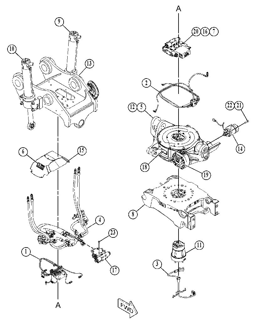 TILT GP-ROTATOR 5166780 CAT