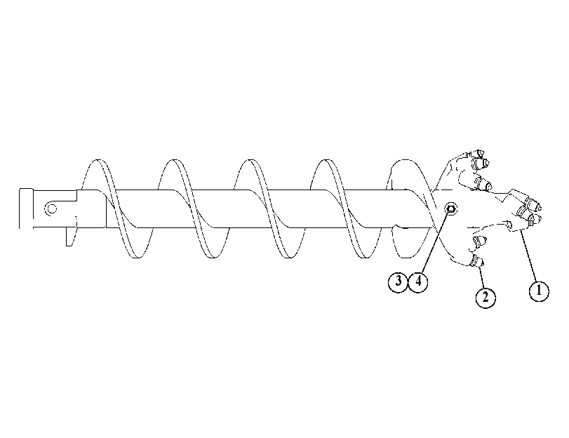 BIT GP-AUGER 3720271 CAT