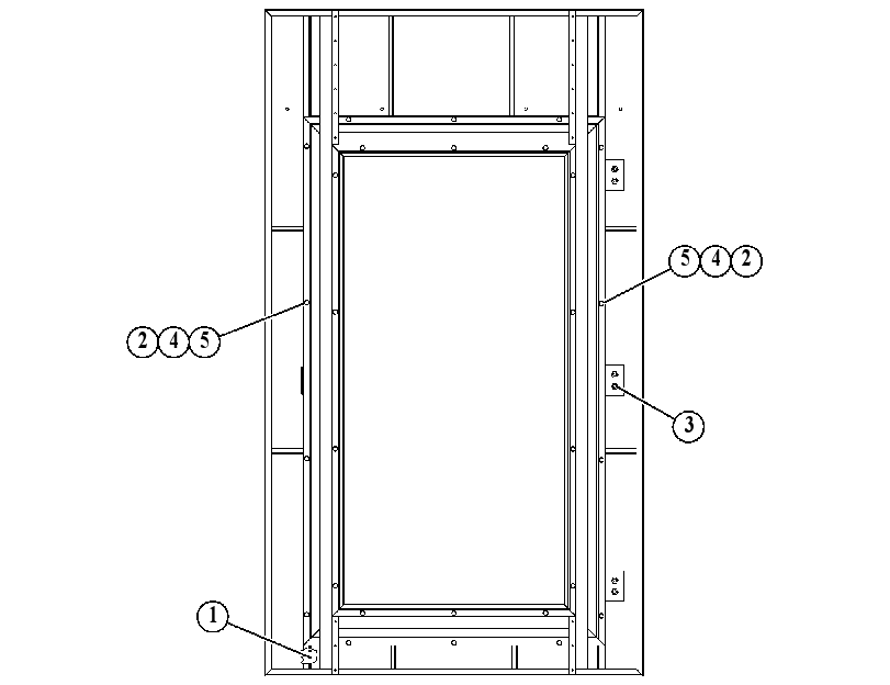FRAME GP-DOOR 4820329 CAT