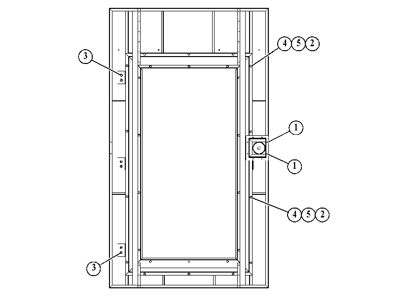 FRAME GP-DOOR 4820330 CAT