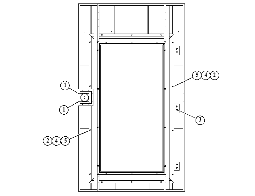 FRAME GP-DOOR 4820331 CAT