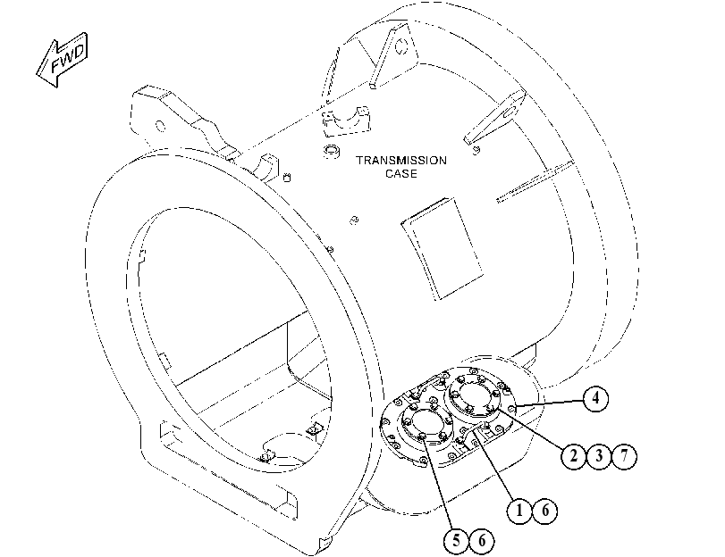 COVER GP-TRANSMISSION 5027025 CAT