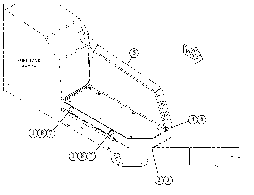 ENCLOSURE GP-FENDER 4958253 CAT
