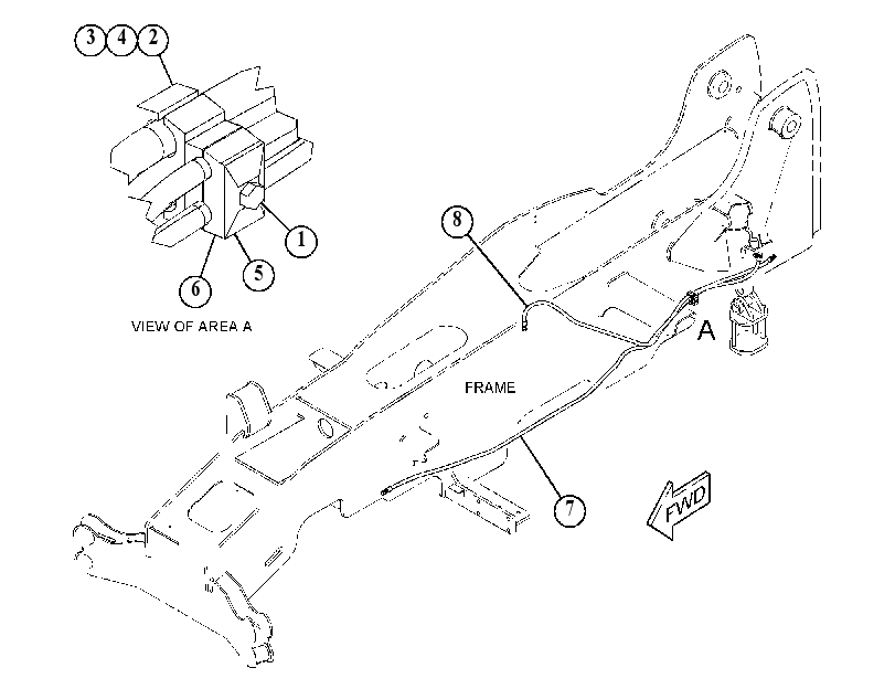 LINES GP-FRAME LEVELING 4838202 CAT