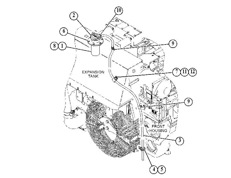CAP GP-COOLANT FILLER 5209958 CAT