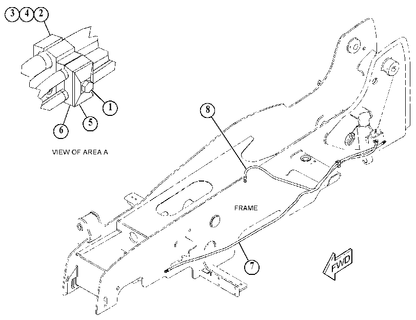 LINES GP-FRAME LEVELING 4841485 CAT