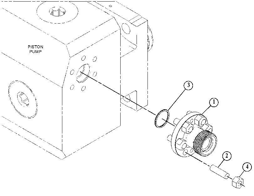 FLANGE & MOUNTING GP 4442604 CAT