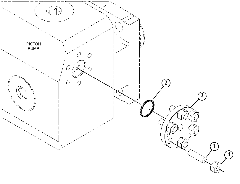 FLANGE & MOUNTING GP 4442605 CAT