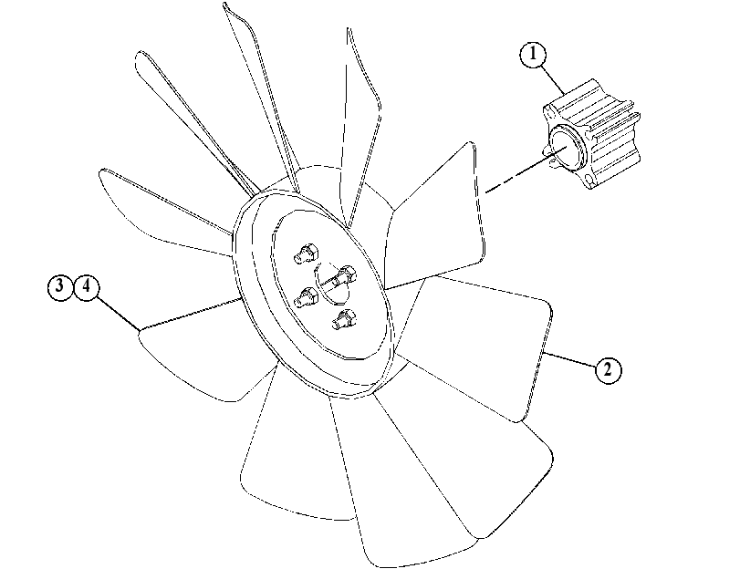 FAN GP 2923516 CAT