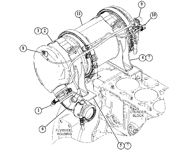 FILTER & MTG GP-DPF 4302675 CAT
