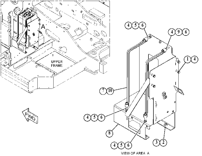 MOUNTING GP-DEF TANK 4871692 CAT