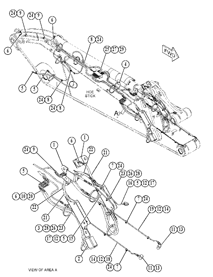 Трубопроводы смазки 4981125 CAT