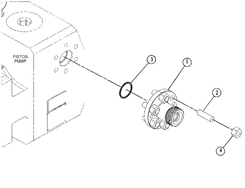 FLANGE & MOUNTING GP 4350171 CAT