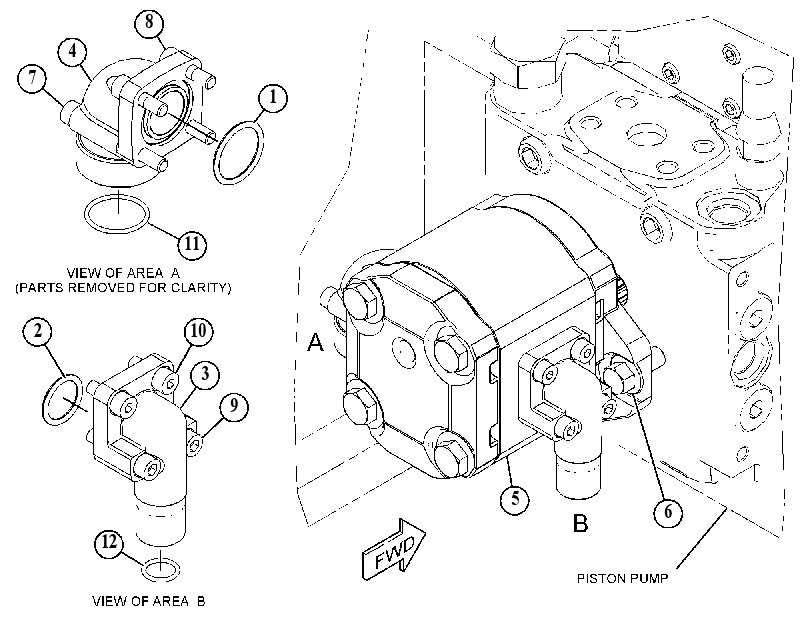 PUMP & MTG GP-GEAR 4643118 CAT