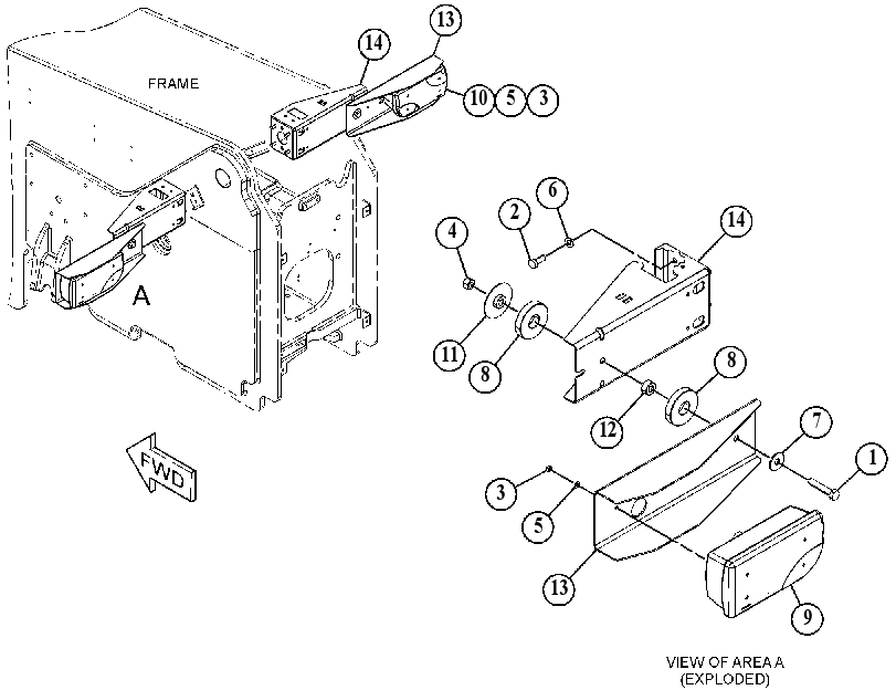 LAMP GP-REAR 4771779 CAT