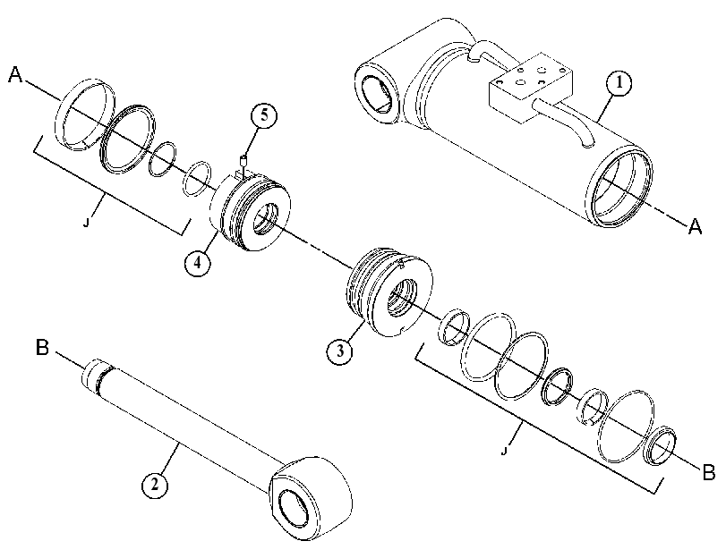 CYLINDER GP-FRAME LEVELING 4782252 CAT