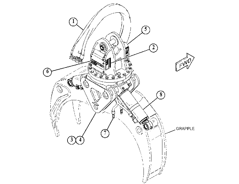 HEAD GP-GRAPPLE 4839461 CAT