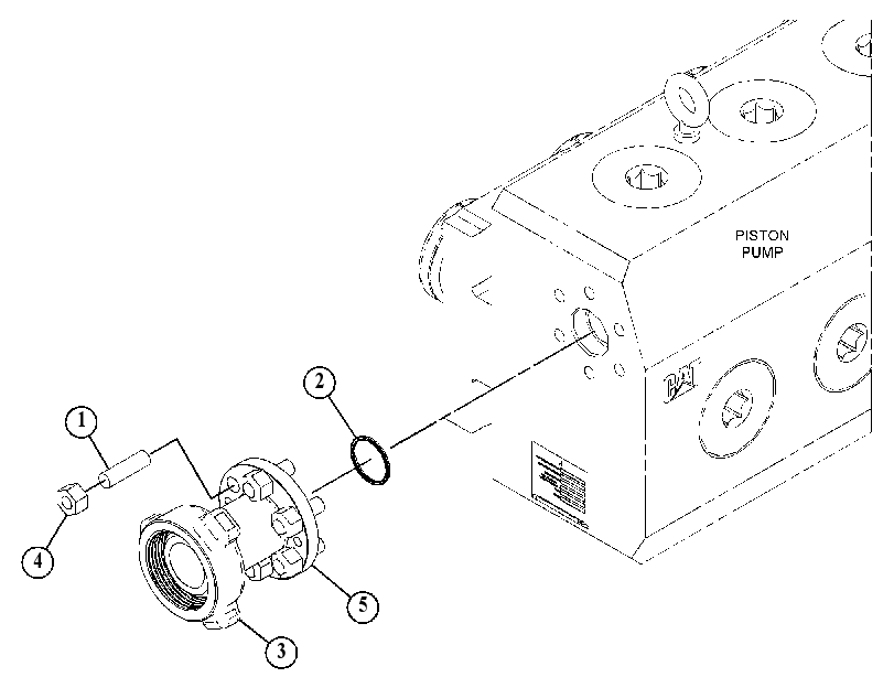 FLANGE & MOUNTING GP 4648497 CAT