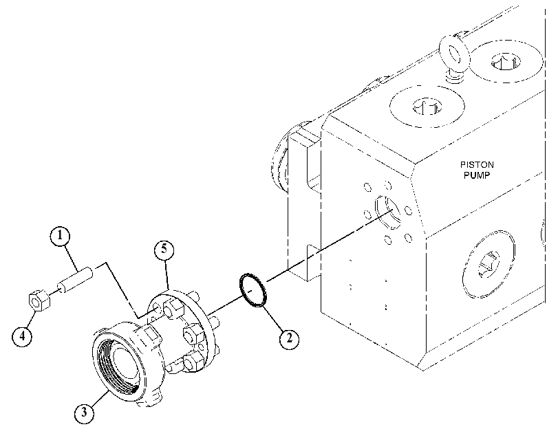 FLANGE & MOUNTING GP 4698307 CAT