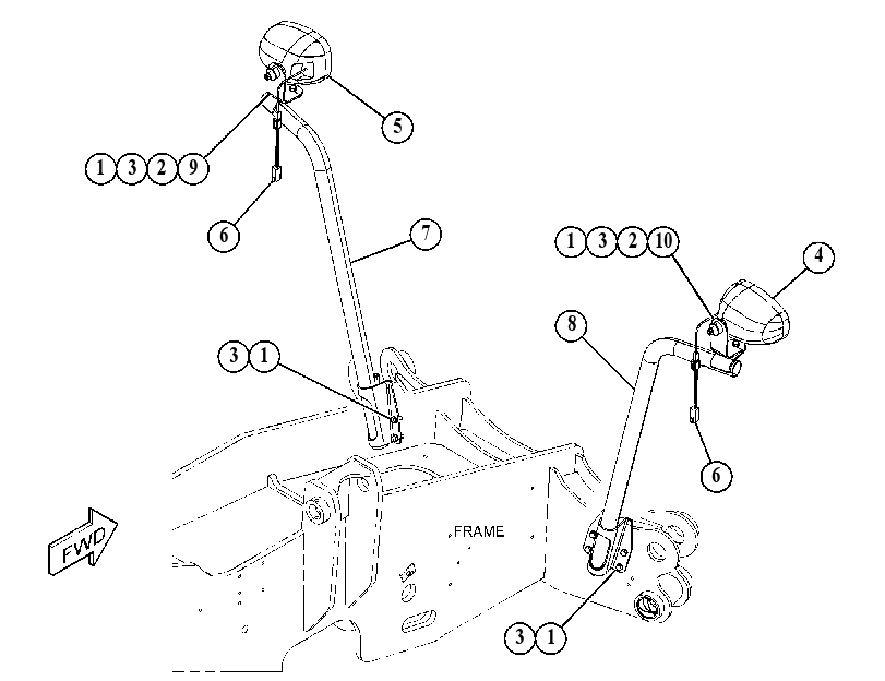 LIGHTING GP-FRONT 4987645 CAT