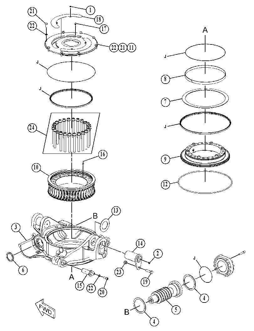 ROTOR GP-SWIVEL 5145916 CAT