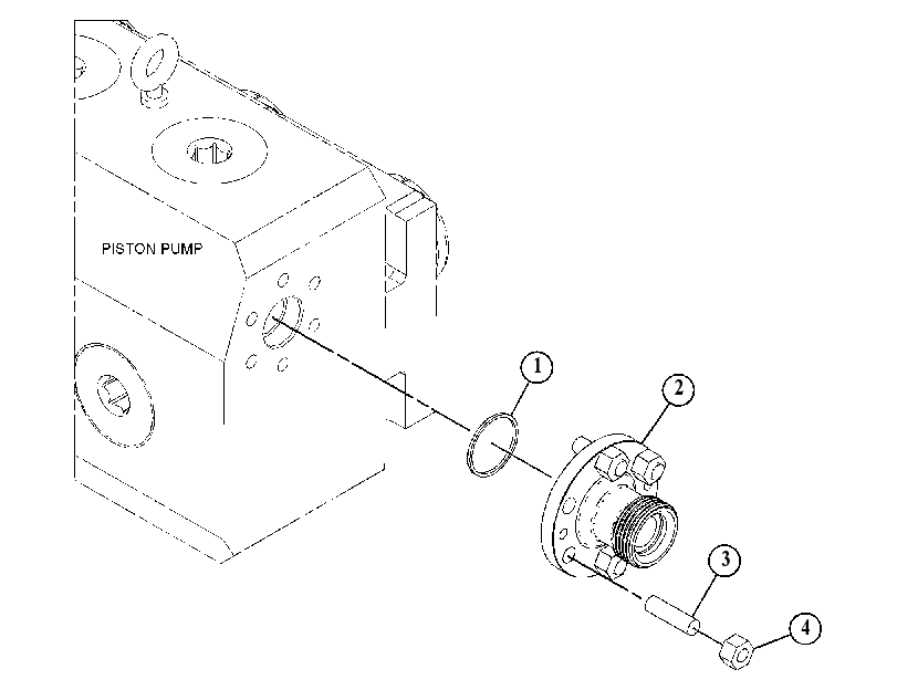 FLANGE & MOUNTING GP 4450458 CAT