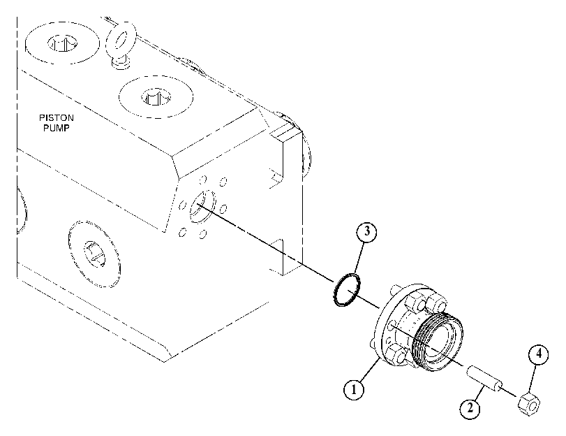 FLANGE & MOUNTING GP 4442602 CAT