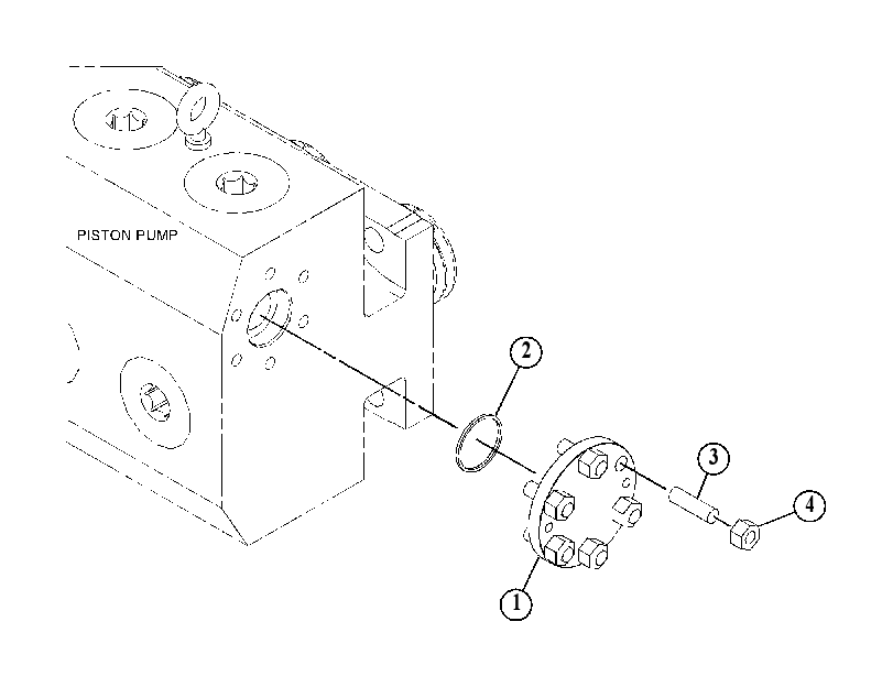 FLANGE & MOUNTING GP 4350153 CAT