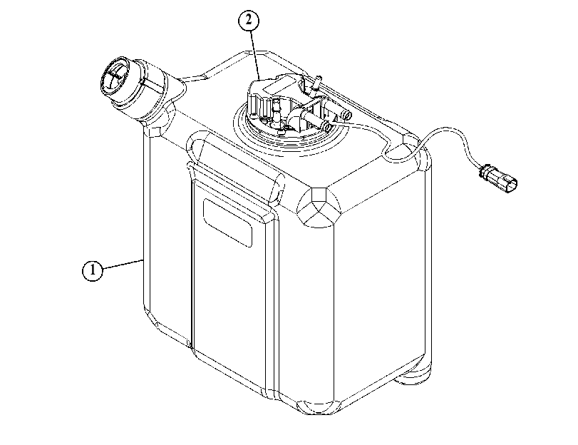 Бак AdBlue 5043165 CAT