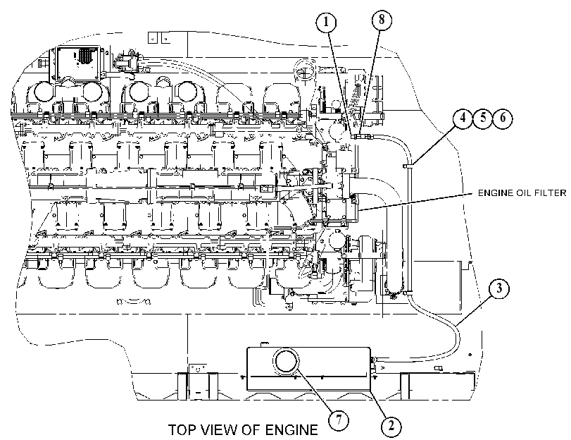 TANK GP-ENGINE OIL 4372501 CAT