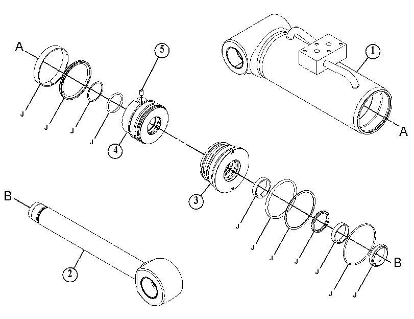 CYLINDER GP-FRAME LEVELING 4771619 CAT