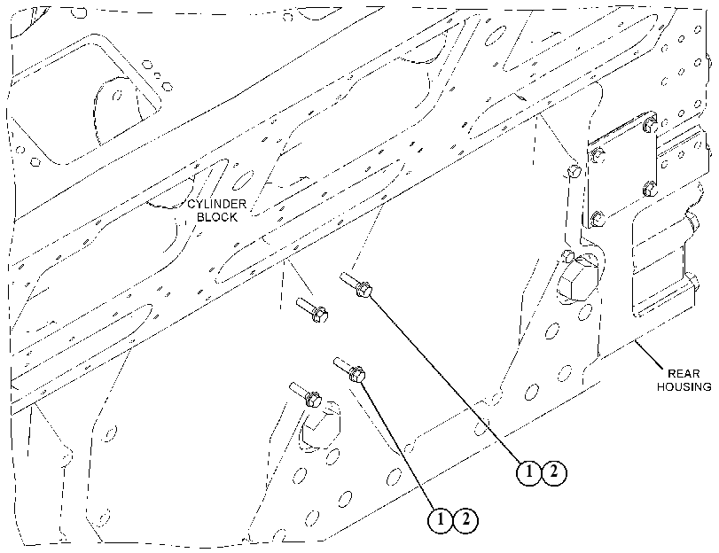 FASTENER GP-CRANKSHAFT COVER 4635908 CAT