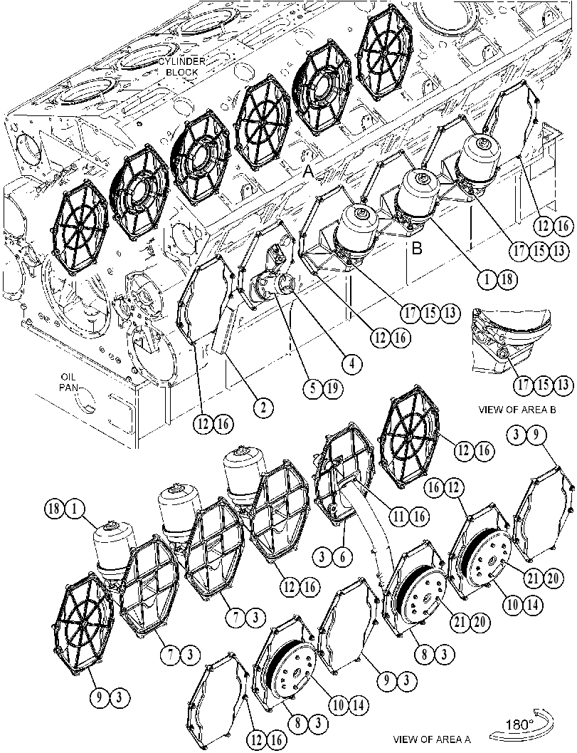 COVER GP-CRANKSHAFT 4635869 CAT