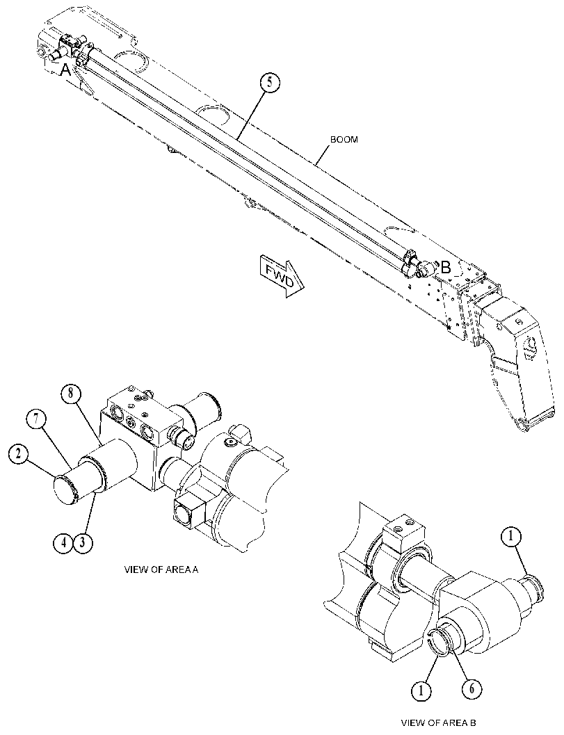 CYLINDER & MTG GP-TELESCOPING 4867209 CAT